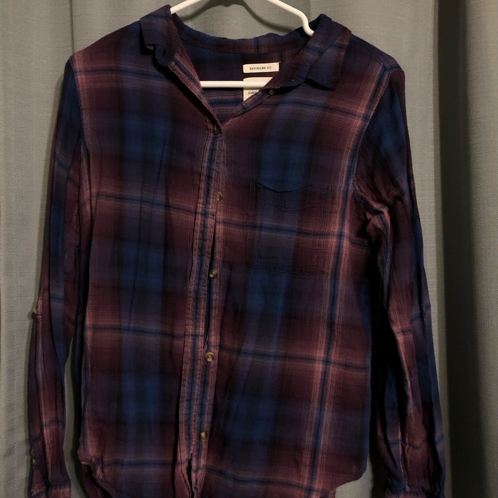 American Eagle boyfriend fit flannel